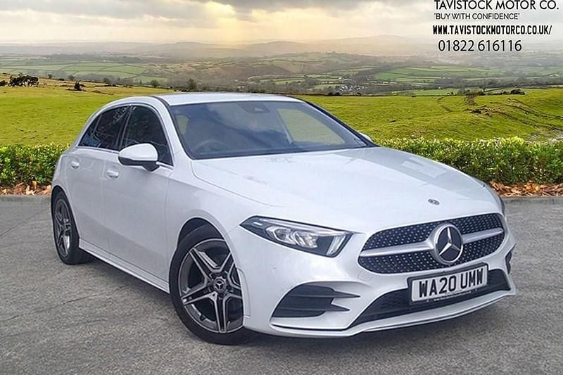 White Used 2020 Mercedes A200 AMG line Hatchback | £13,995 (Good price) - Image 1/1