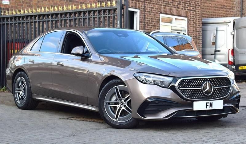 Brown Used 2024 Mercedes E200 AMG line Sedan | £36,750 (Fair price) - Image 1/3