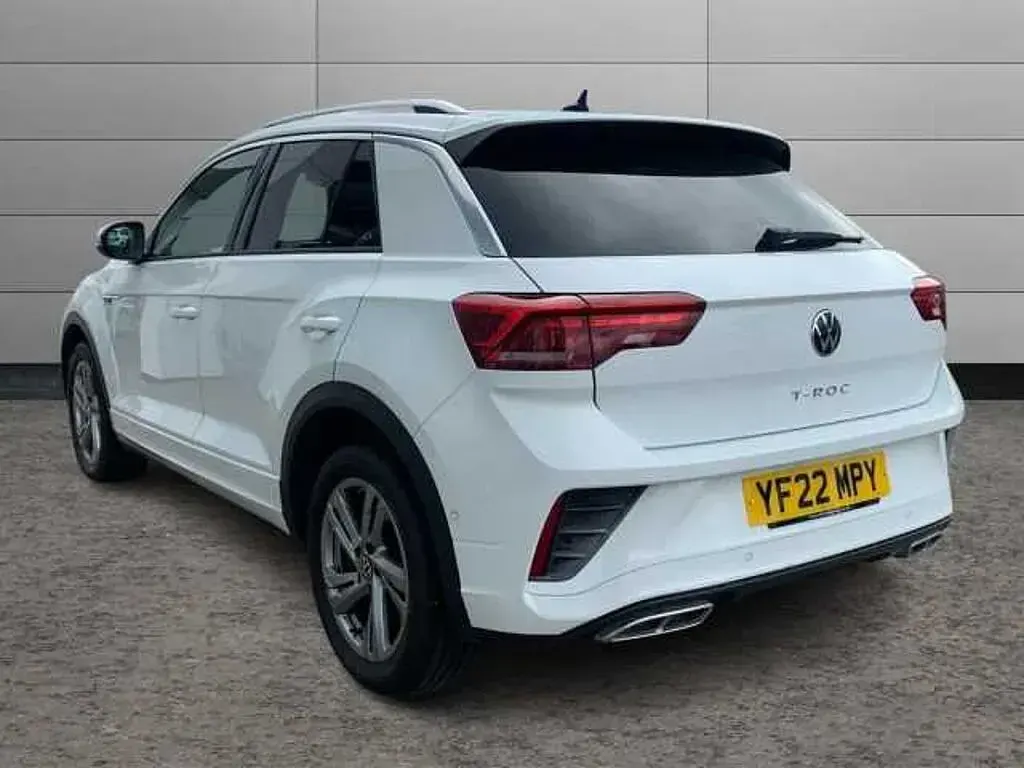Begagnad VW T-Roc R-line 150 HK (110 kW) 2022 Vit SUV