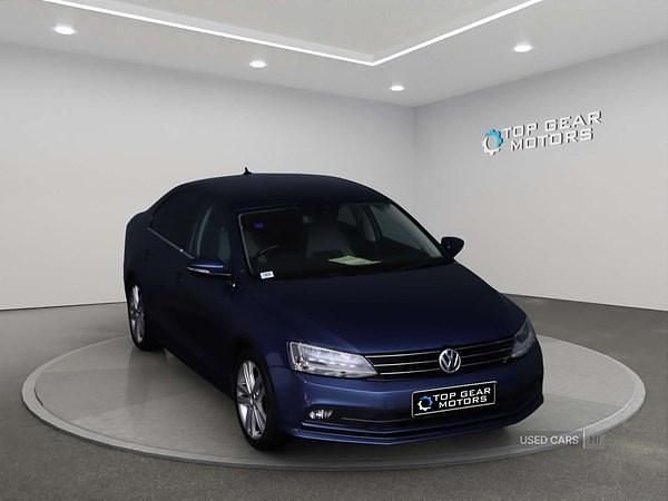 Blue Used 2015 VW Jetta GT Sedan | £8,495 (Fair price) - Image 1/4