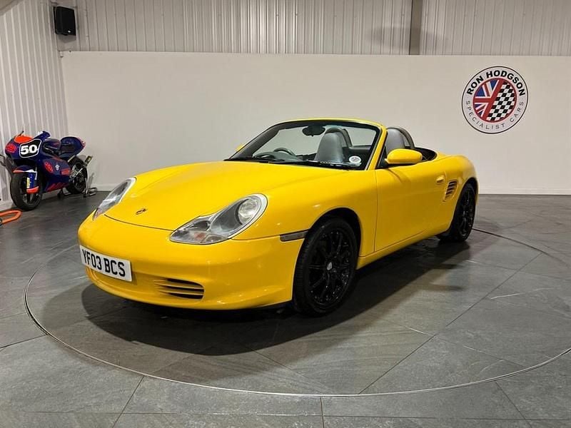 Used Porsche 986 Boxster 228 HP (167 kW) 2003 Speed yellow Cabriolet