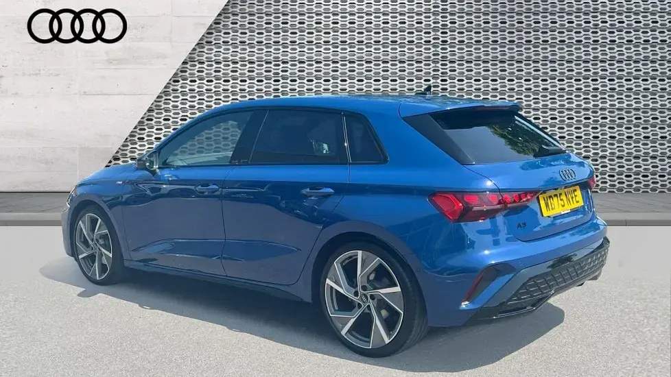 Used Audi A3 Black Edition 150 HP (110 kW) 2026 Blue