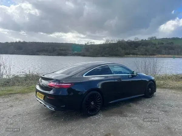 Used Mercedes E220 AMG line 194 HP (142 kW) 2019 Black Coupe