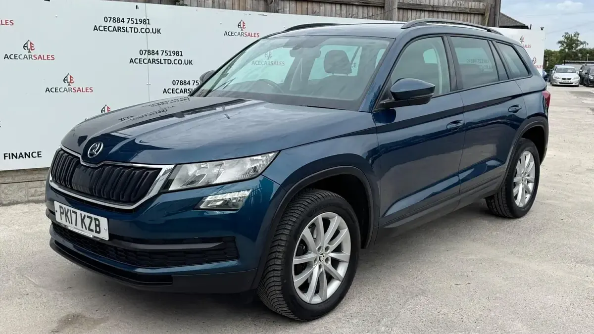 Used Skoda Kodiaq SE 150 HP (110 kW) 2017 Blue SUV