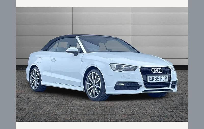 White Used 2015 Audi A3 Cabriolet S-Line Cabriolet | £10,245 (Fair price) - Image 1/4