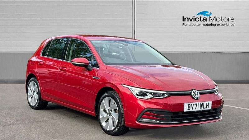 Red Used 2021 VW Golf VII Style Hatchback | £15,450 (Good price) - Image 1/4