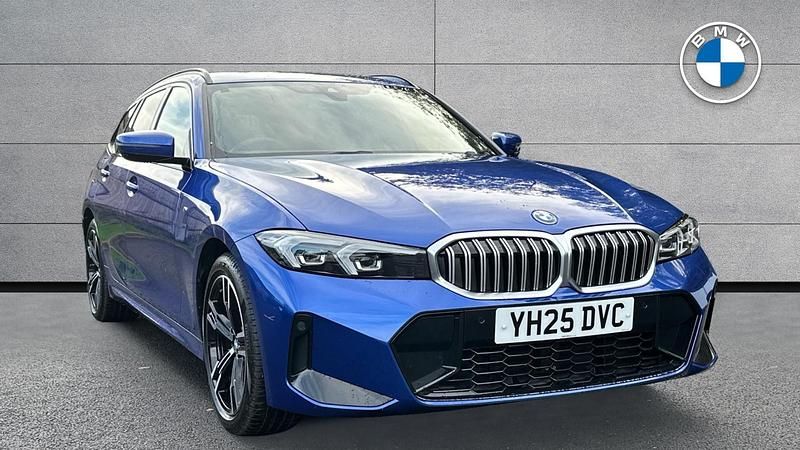 Blue Used 2025 BMW 330e M Sport Estate | £37,694 (Super price) - Image 1/4
