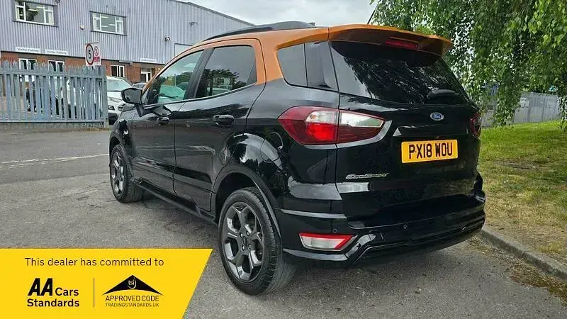 Used Ford Ecosport ST-Line 125 HP (91 kW) 2018 Black SUV