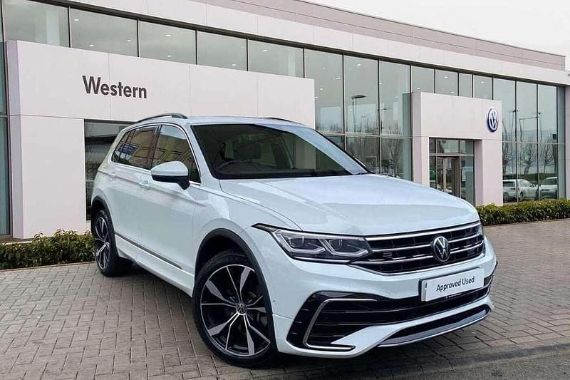 White Used 2023 VW Tiguan R-line SUV | £26,890 (Good price) - Image 1/4
