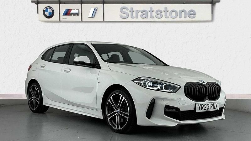 White Used 2023 BMW 118 M Sport Hatchback | £20,490 (Good price) - Image 1/4
