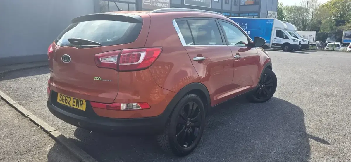 Begagnad Kia Sportage 115 HK (84 kW) 2012 Orange SUV