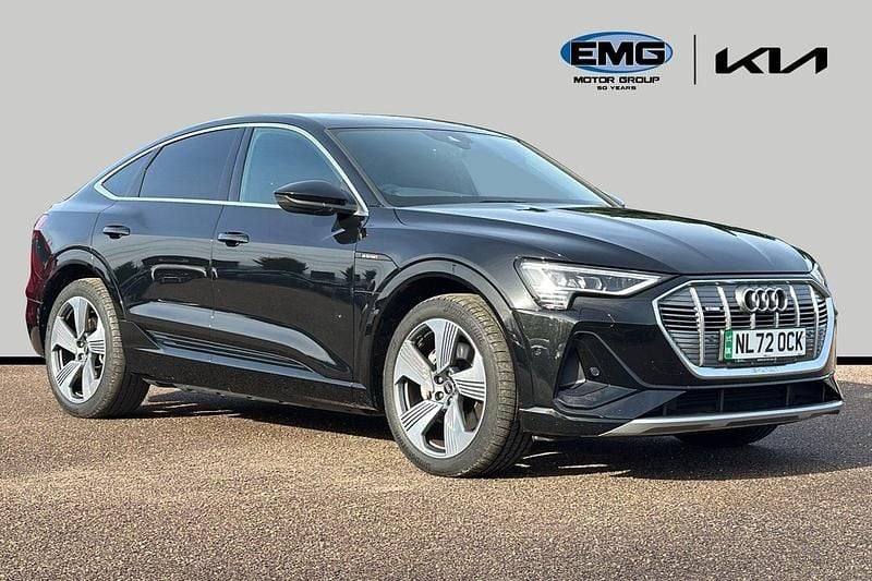 Black Used 2022 Audi e-tron Sportback S-Line SUV | £24,295 (Super price) - Image 1/3