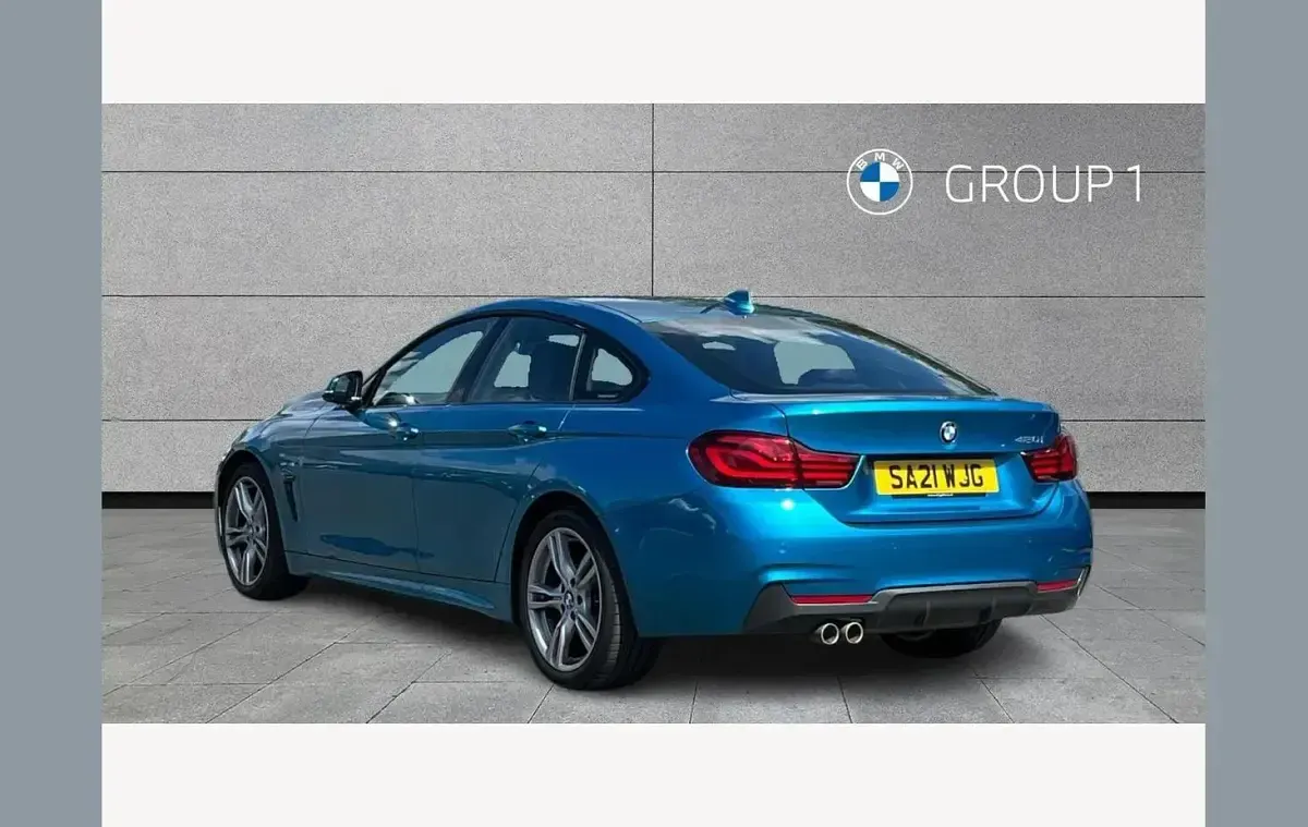 Used BMW 420 M Sport 180 HP (132 kW) 2021 Blue Coupe