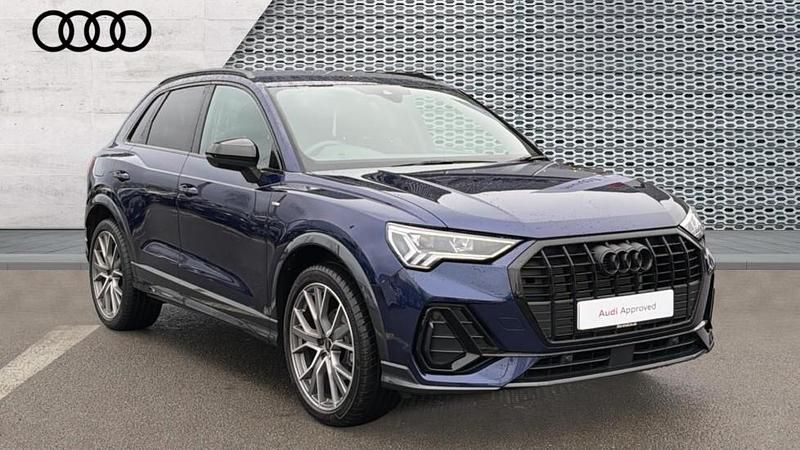 Used Audi Q3 Black Edition 150 HP (110 kW) 2025 Blue SUV