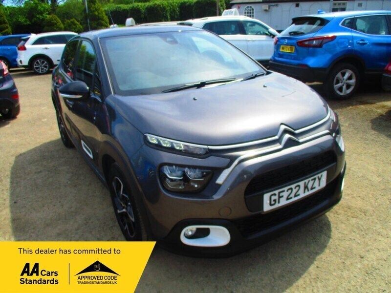 Grey Used 2022 Citroën C3 PureTech Hatchback | £12,995 (Fair price) - Image 1/4