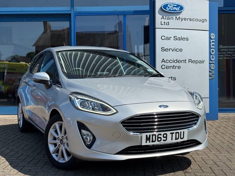 Silver Used 2020 Ford Fiesta Titanium Hatchback | £13,495 (Fair price) - Image 1/4