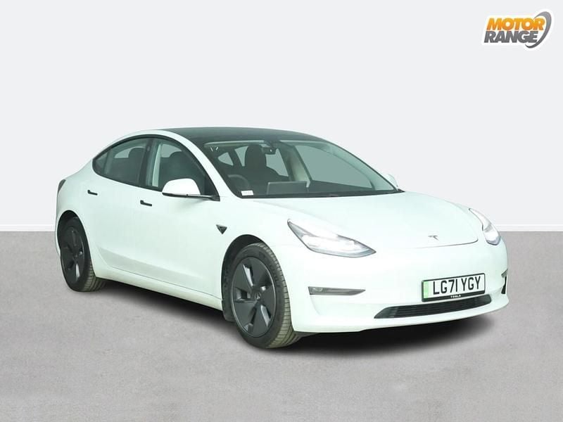White Used 2021 Tesla Model 3 Long Range Sedan | £21,895 (Fair price) - Image 1/4