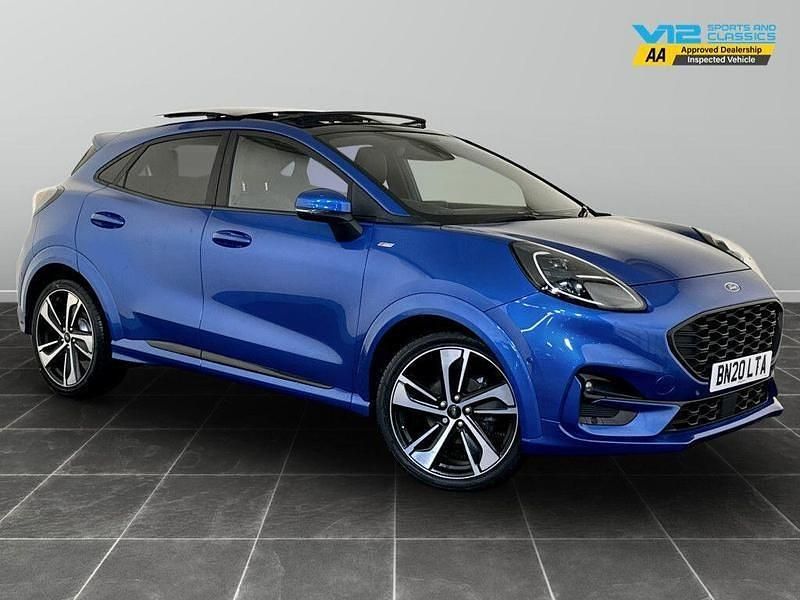Blue Used 2020 Ford Puma ST-Line X SUV | £11,995 (Fair price) - Image 1/2