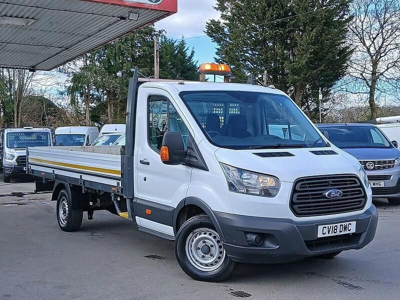 Used Ford Transit 130 HP (95 kW) 2018 White Cabriolet