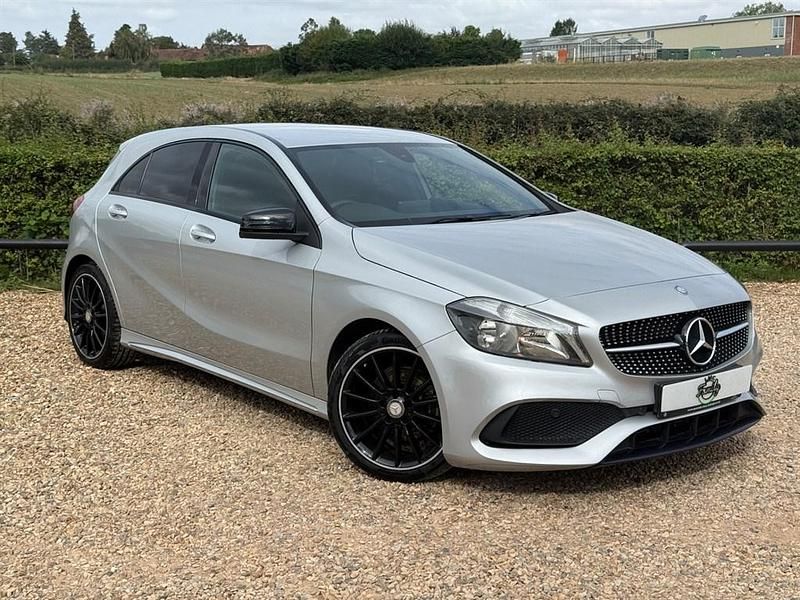 Silver Used 2017 Mercedes A200 AMG line Hatchback | £15,441 (Fair price) - Image 1/1