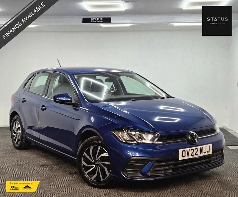 Used VW Polo Life 95 HP (69 kW) 2022 Blue Hatchback