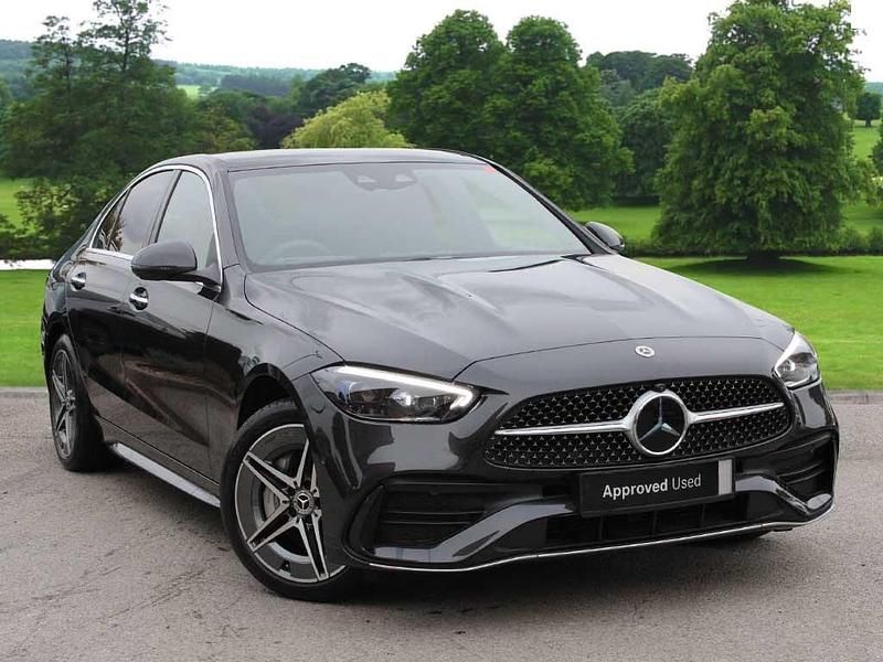 Grey Used 2023 Mercedes C300e AMG Line Premium Plus Sedan | £36,900 (Fair price) - Image 1/4