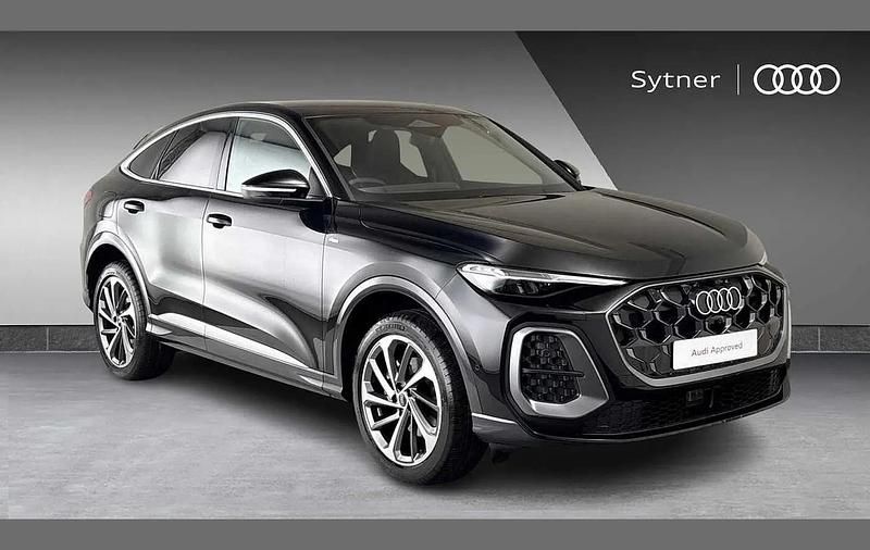 Black New 2025 Audi Q5 Sportback S-Line SUV | £52,500 - Image 1/4