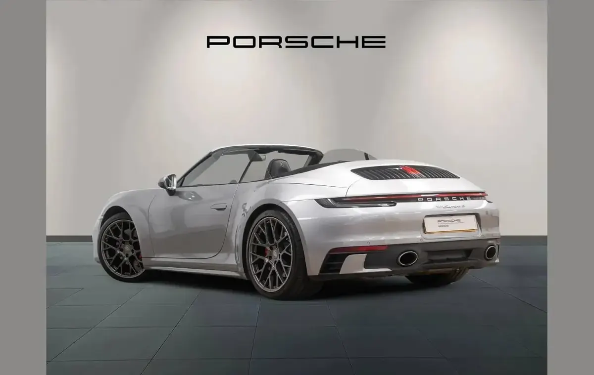 Used Porsche 911 444 HP (326 kW) 2019 Silver Cabriolet