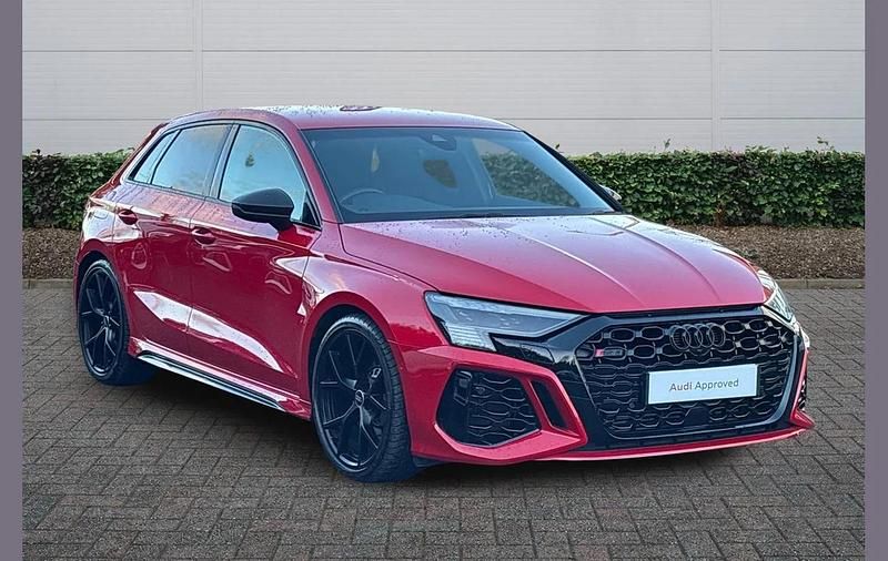 Red Used 2022 Audi RS3 Design Sedan | £45,995 (Fair price) - Image 1/4