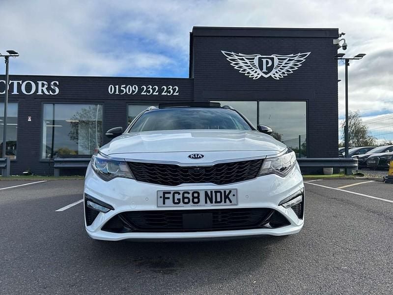 Used Kia Optima GT-Line S 134 HP (98 kW) 2018 White Estate