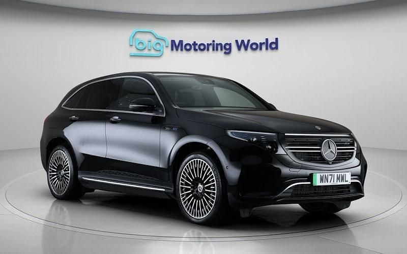 Used Mercedes EQC400 AMG line 300 kW (408 HP) 2022 Black SUV