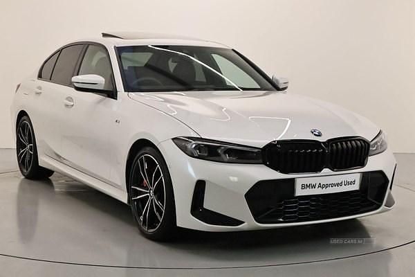 White Used 2024 BMW 320e M Sport Sedan | £39,950 (Expensive) - Image 1/4
