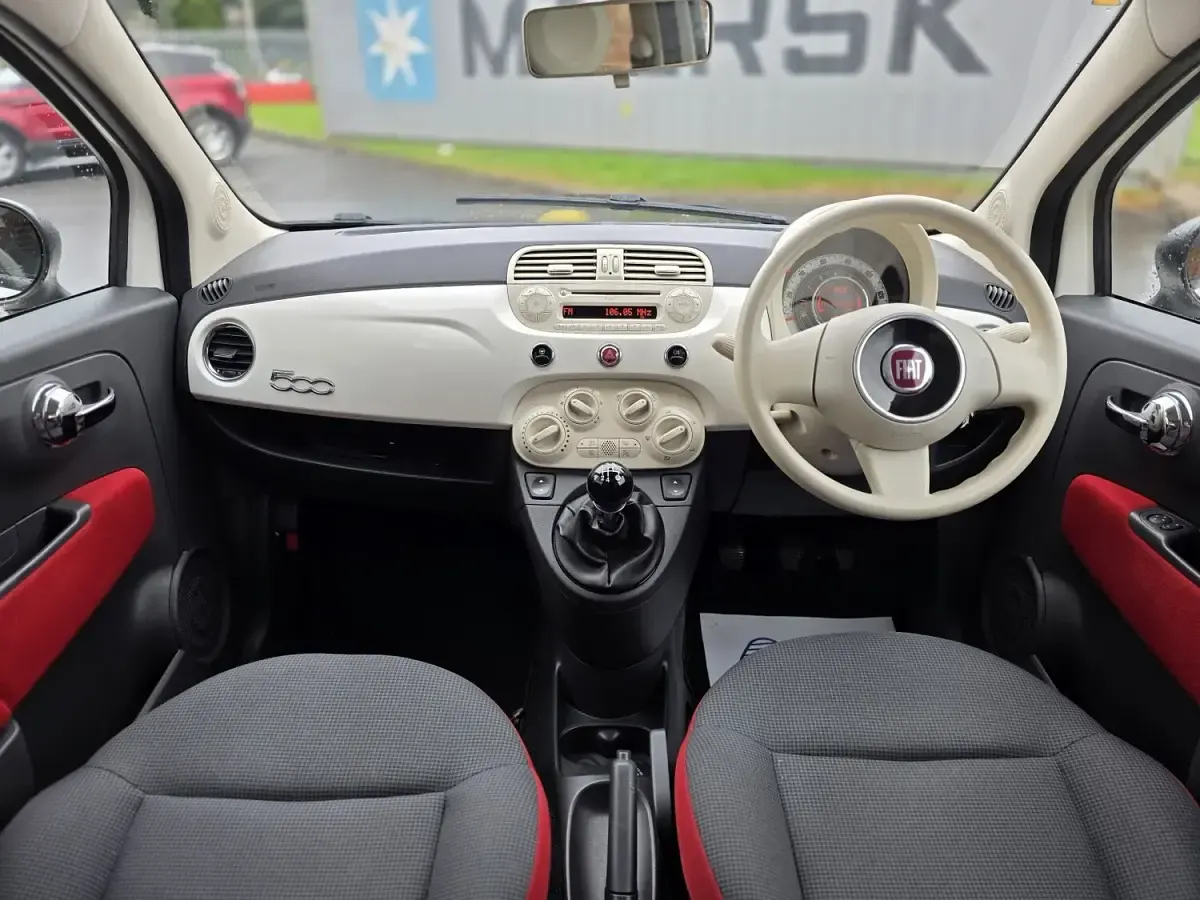 Used Fiat 500 Pop 69 HP (50 kW) 2015 White Hatchback