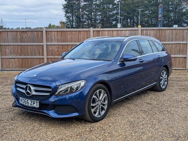 Blue Used 2017 Mercedes C250 Premium Estate | £16,100 (Good price) - Image 1/4