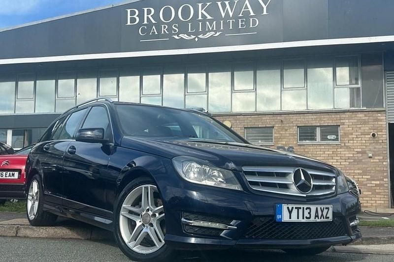 Blue Used 2013 Mercedes C220 AMG Estate | £4,490 (Good price) - Image 1/1