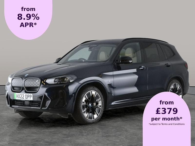 Black Used 2022 BMW iX3 M Sport SUV | £26,115 (Fair price) - Image 1/2