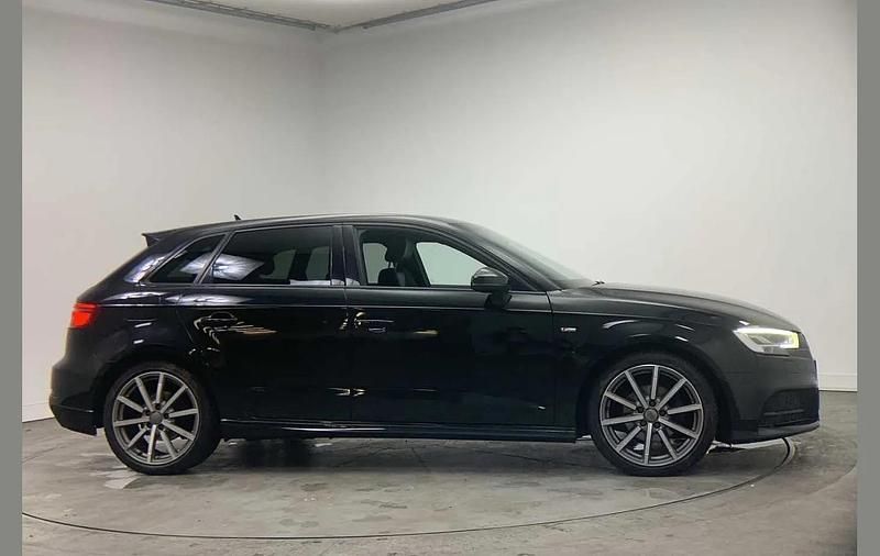 Used Audi A3 Black Edition 150 HP (110 kW) 2018 Black Sedan