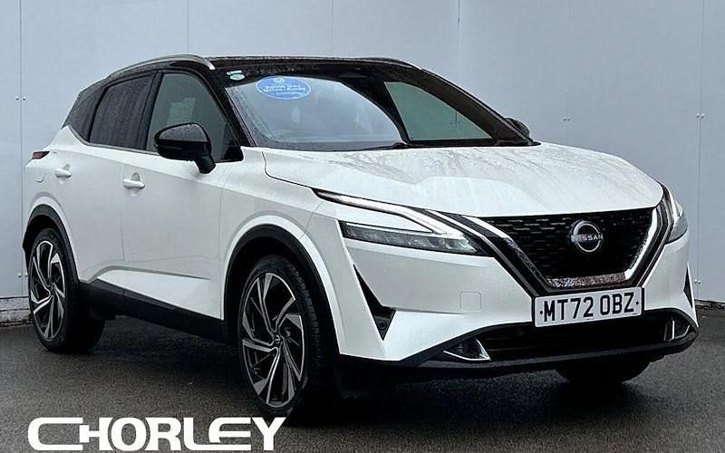 White Used 2022 Nissan Qashqai Tekna+ SUV | £21,551 (Expensive) - Image 1/4
