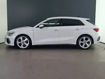 Used Audi A3 Sportback S-Line 110 HP (80 kW) 2020 White Hatchback