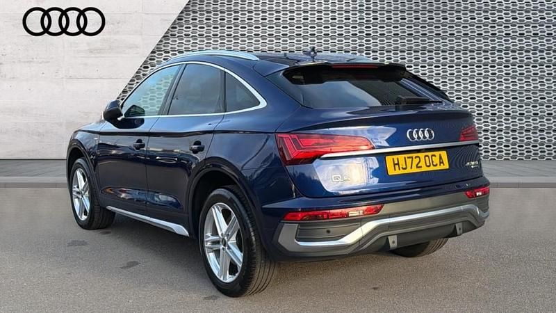 Used Audi Q5 S-Line 265 HP (194 kW) 2022 Blue SUV