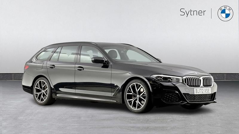 Black Used 2023 BMW 520 M Sport Estate | £32,500 (Fair price) - Image 1/4