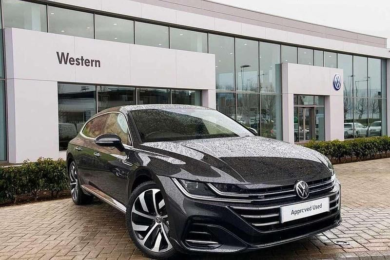 Manganese grey Used 2021 VW Arteon R-line Estate | £22,999 (Fair price) - Image 1/4