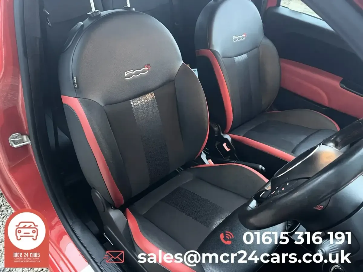 Usado Fiat 500C S 69 HP (50 kW) 2014 Vermelho Cabrios