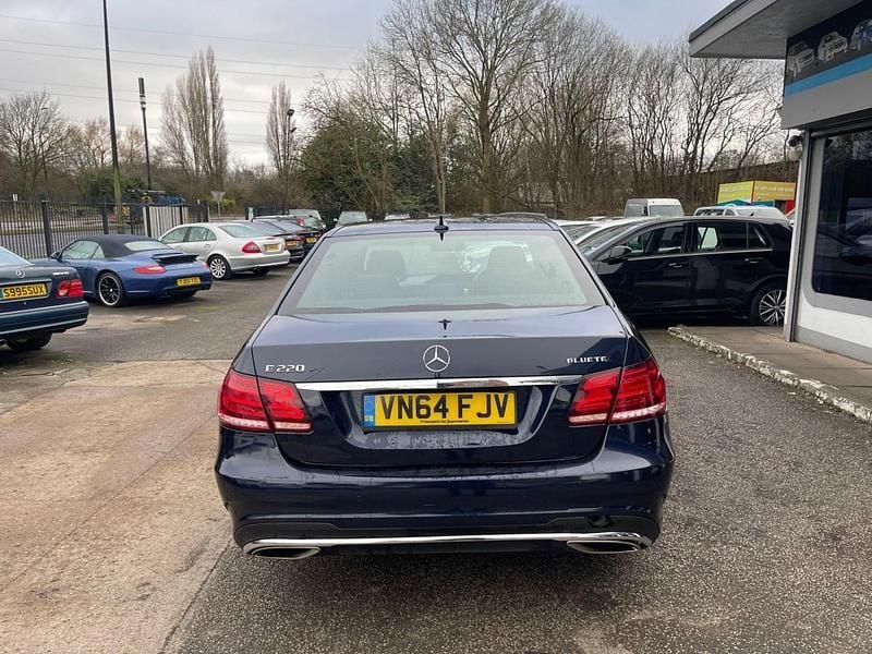 Used Mercedes E220 AMG line 2014 Blue Sedan