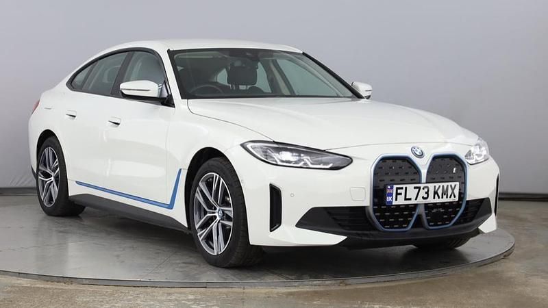 White Used 2023 BMW i4 Sport Line Sedan | £26,950 (Good price) - Image 1/4