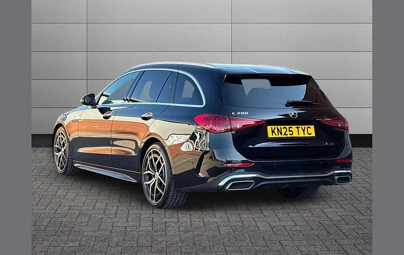 Used Mercedes C200 AMG Line Premium 200 HP (147 kW) 2025 Black Estate