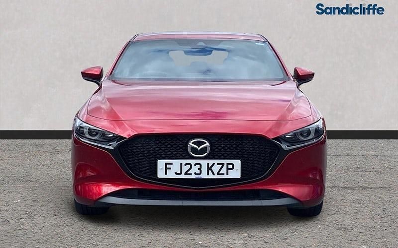 Używany Mazda 3 Inclusive 186 KM (136 kW) 2022 Czerwony Hatchback