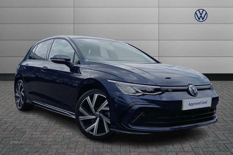 Blue Used 2022 VW Golf VIII R-line Hatchback | £20,990 (Fair price) - Image 1/4