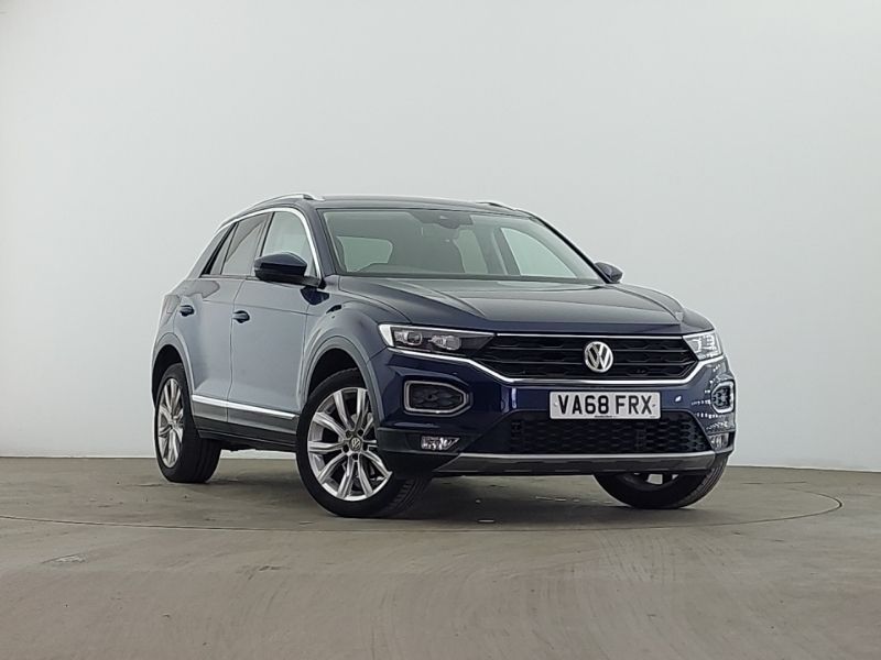 Blue Used 2019 VW T-Roc SEL SUV | £17,298 (Fair price) - Image 1/4