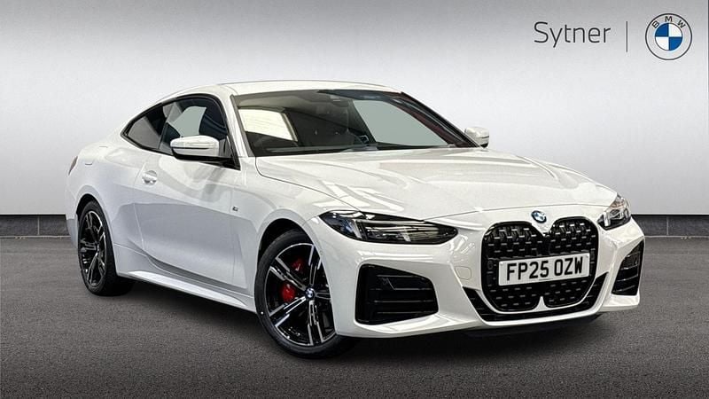 White Used 2025 BMW 420 M Sport Coupe | £38,500 (Good price) - Image 1/4